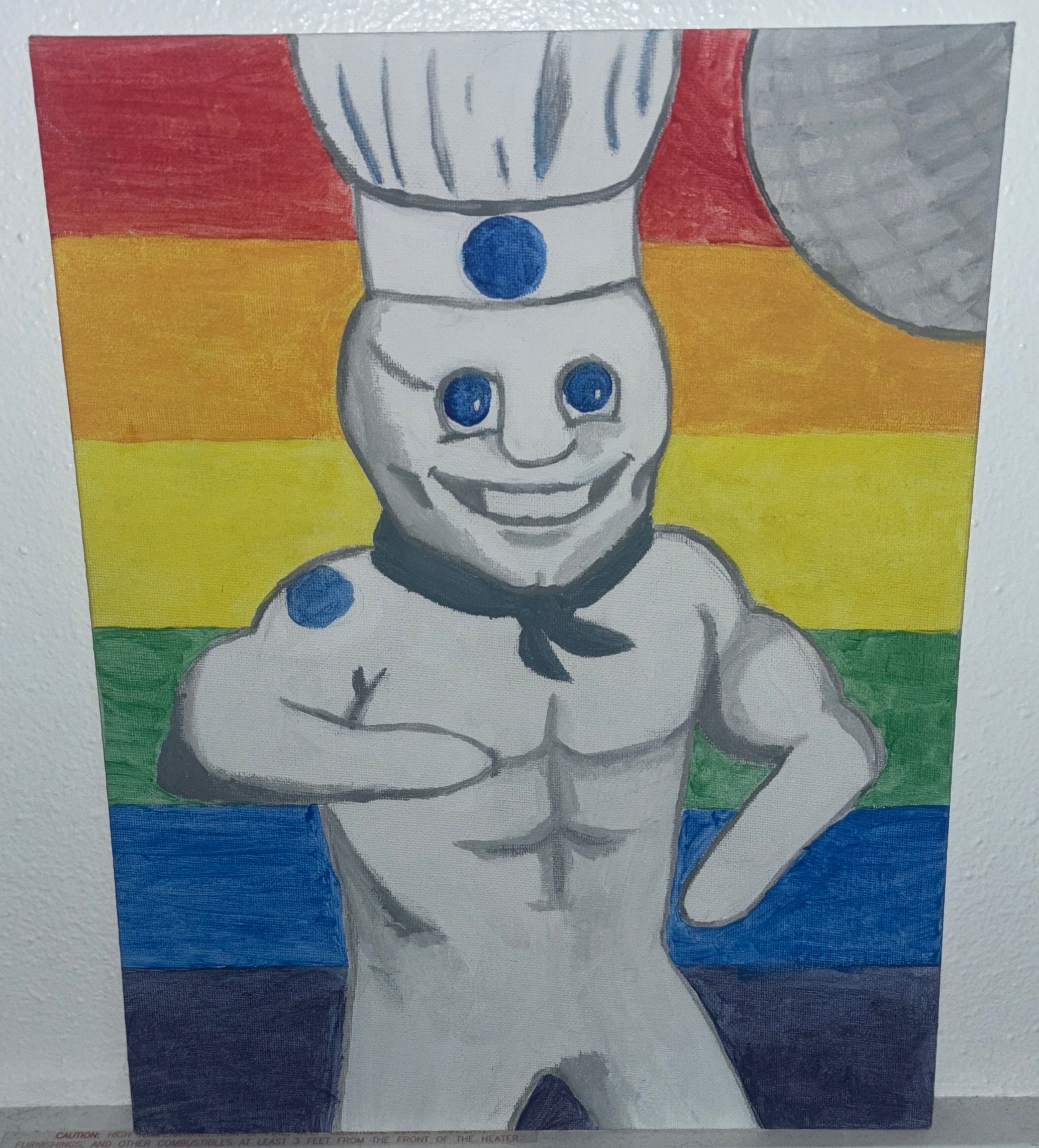 Pillsbury Doughman Painting
